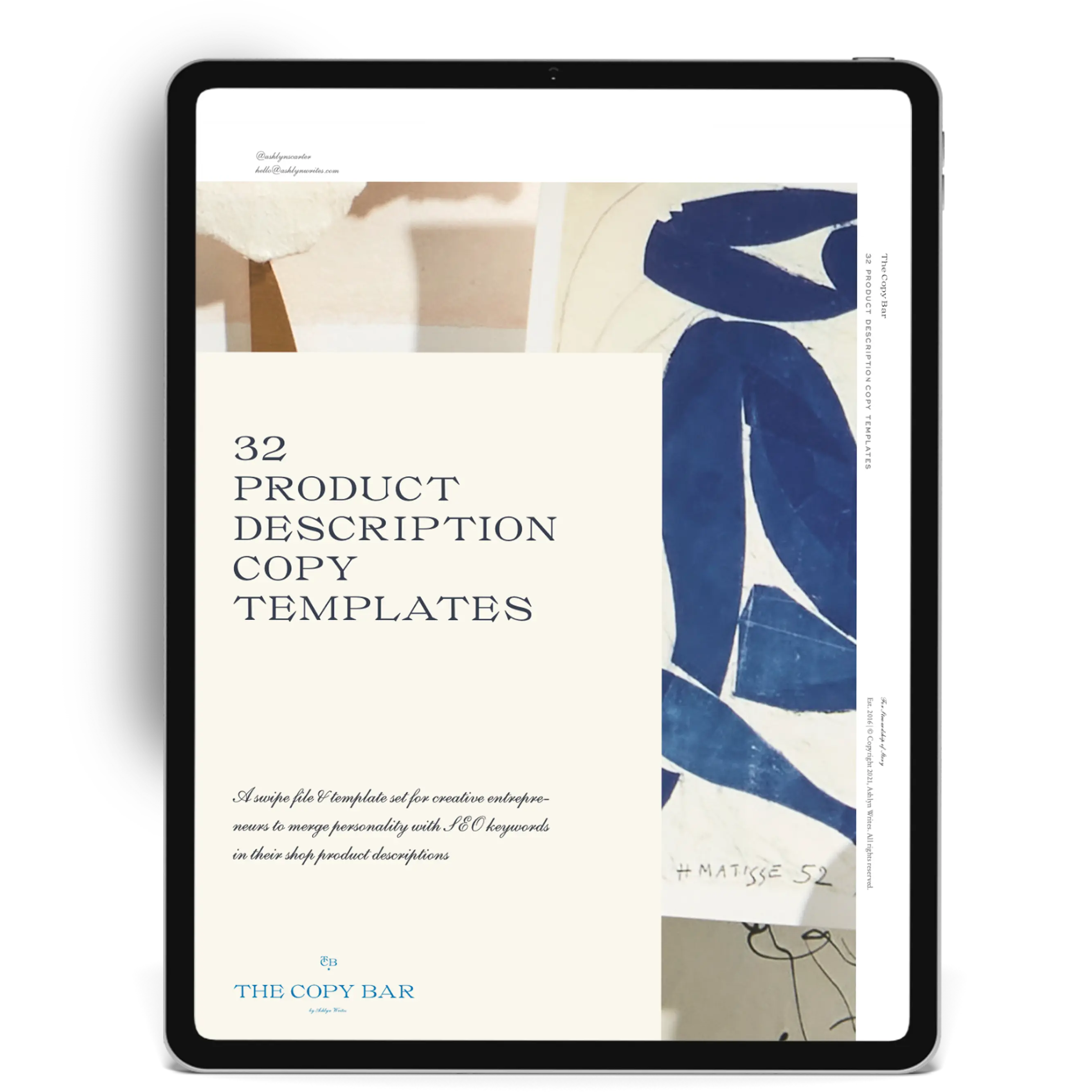 32 Product Description Copy Templates | The Copy Bar by Ashlyn Writes ...