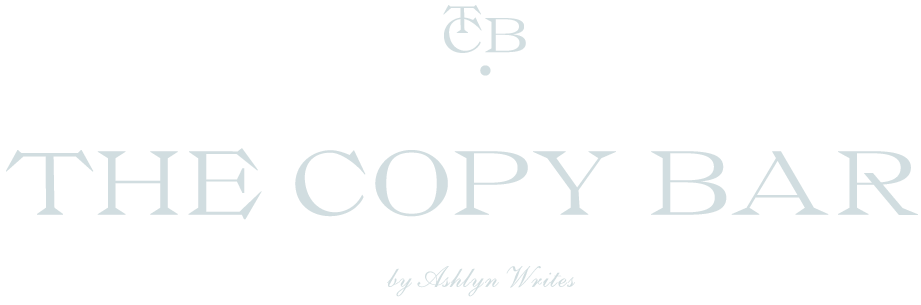 The Copy Bar™ by Ashlyn Writes