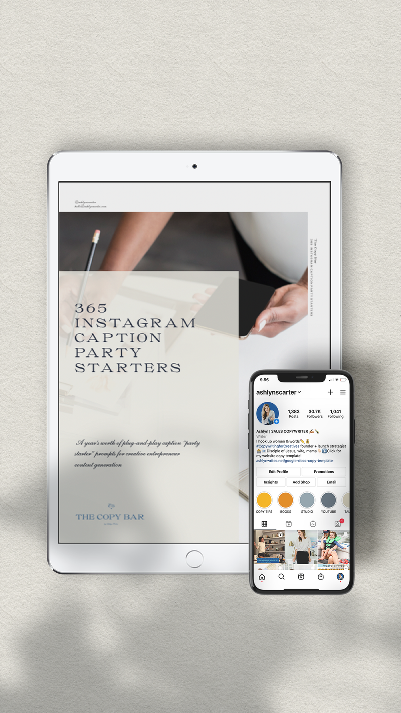 365 Sticky Instagram Caption Templates & Party Starters